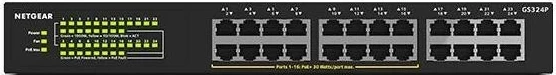 Switch Netgear GS324P-100EUS, 24 porte LAN, 16 PoE