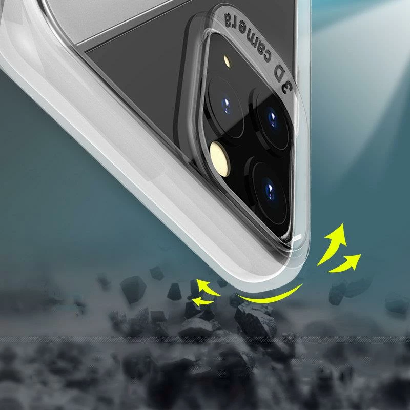 Mbështjellës Hurtel S-Case fleksibël për Huawei P40 Lite E, Transparent