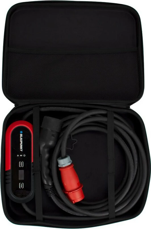 Karikues portativ për veturë elektrike Blaupunkt P3PM2T2, Type 2, 11 kW, 8 m, i zi