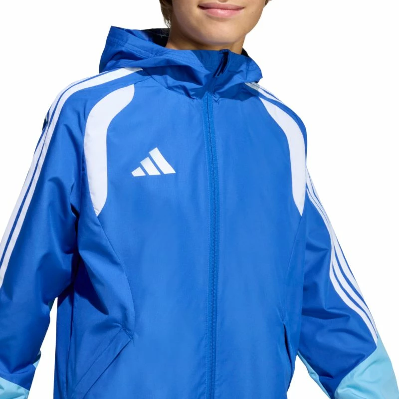 Jakne për fëmijë adidas Tiro 26 Competition All Weather, kaltër KB0157