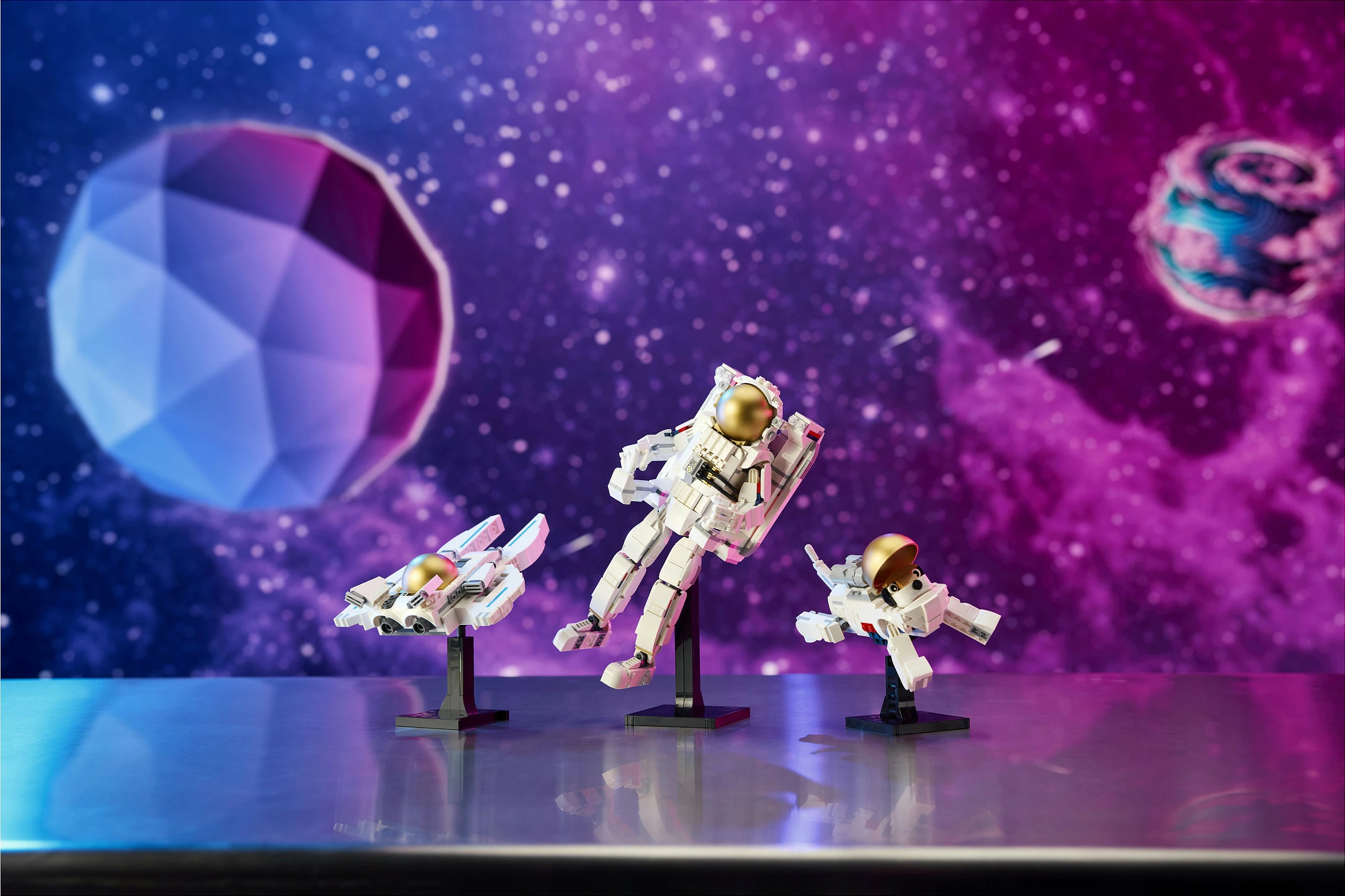 Set ndërtimi LEGO Creator 3in1 Space Astronaut 31152, 647 pjesë, multikolor