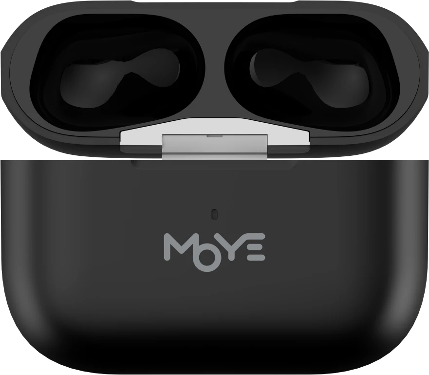 Kufje Moye Aurras 3, Bluetooth 5.3, ANC, 5 orë bateri, karikim wireless, me kuti karikimi, e zezë