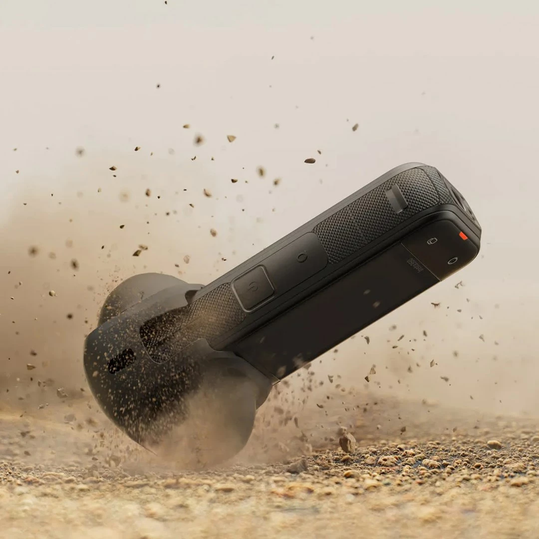 Kapak lente për kamera Insta360, X4/X5, silikon, zi