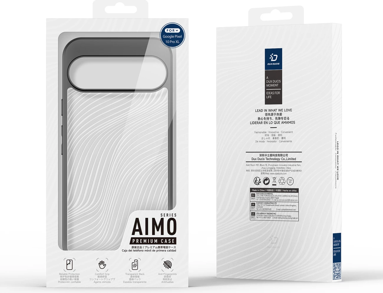 Mbështjellës Dux Ducis Aimo për Google Pixel 10 Pro XL, i zi