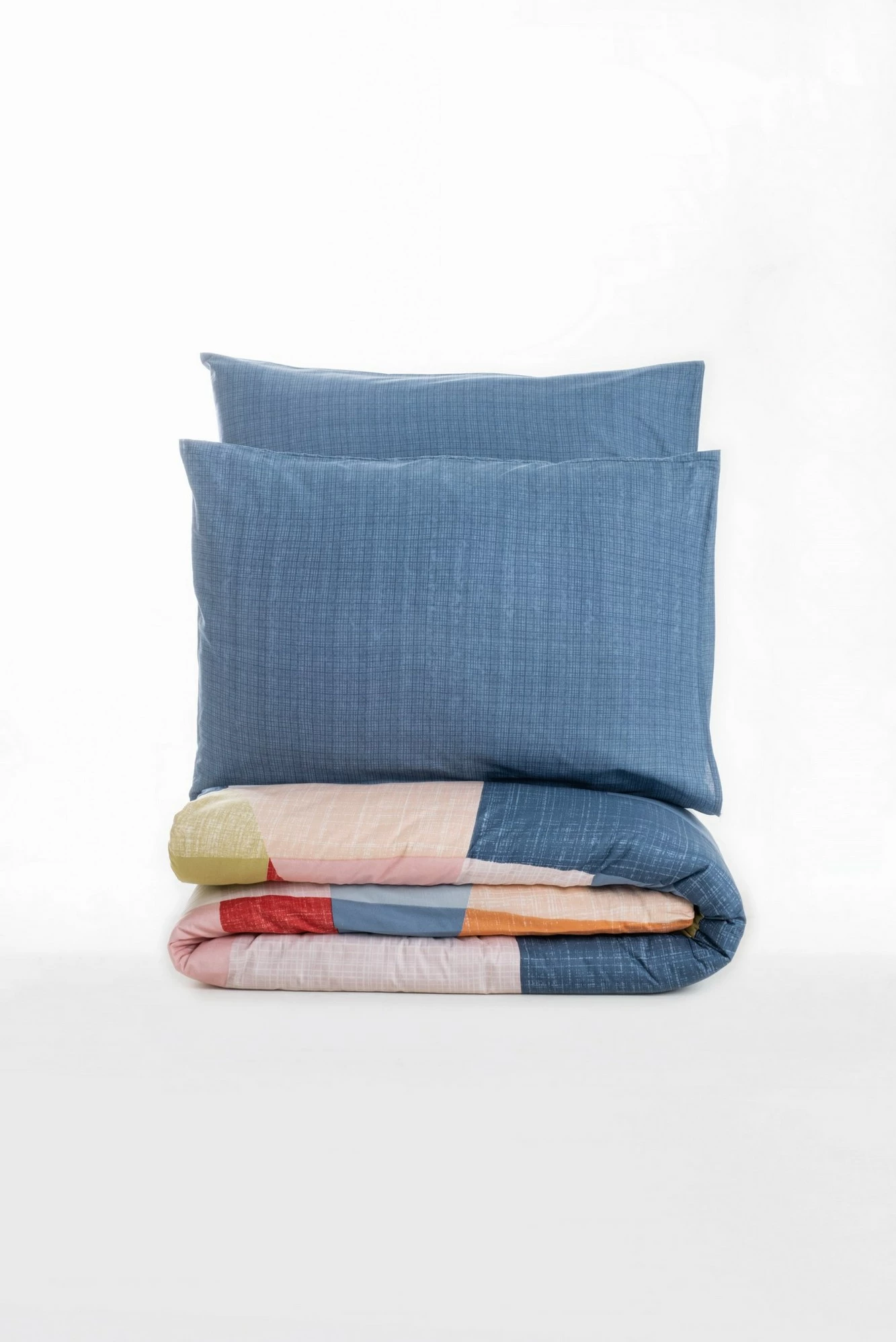 Set mbulesë për jorgan dopio, L'essentiel Cosy, ngjyrë blu
