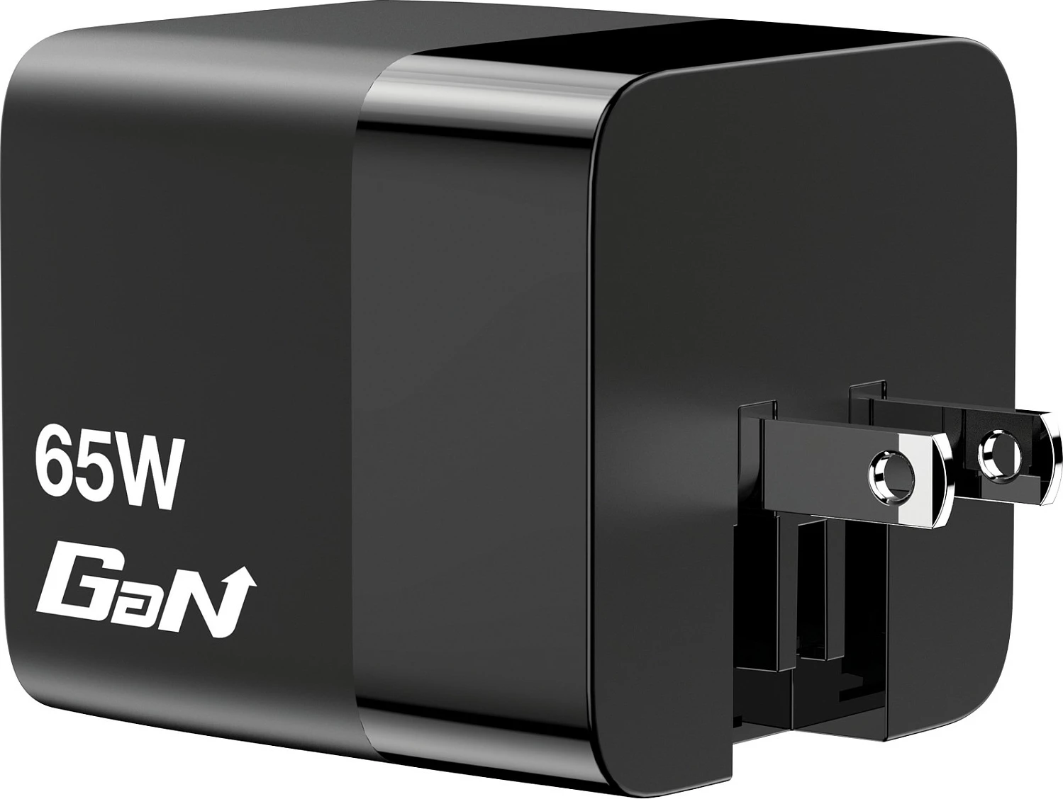 Karikues Verbatim GaN 65W, 2 porta USB-C PD/USB-A QC, kabllo e tërheqshme, EU/UK/US, i zi