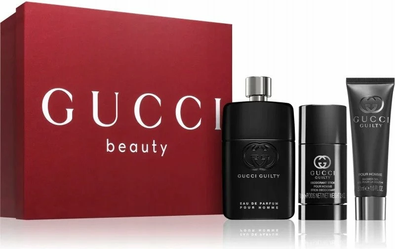 Set parfumesh Gucci Guilty Pour Homme EDP 90 ml + deo stick 75 ml + xhel dushi 50 ml