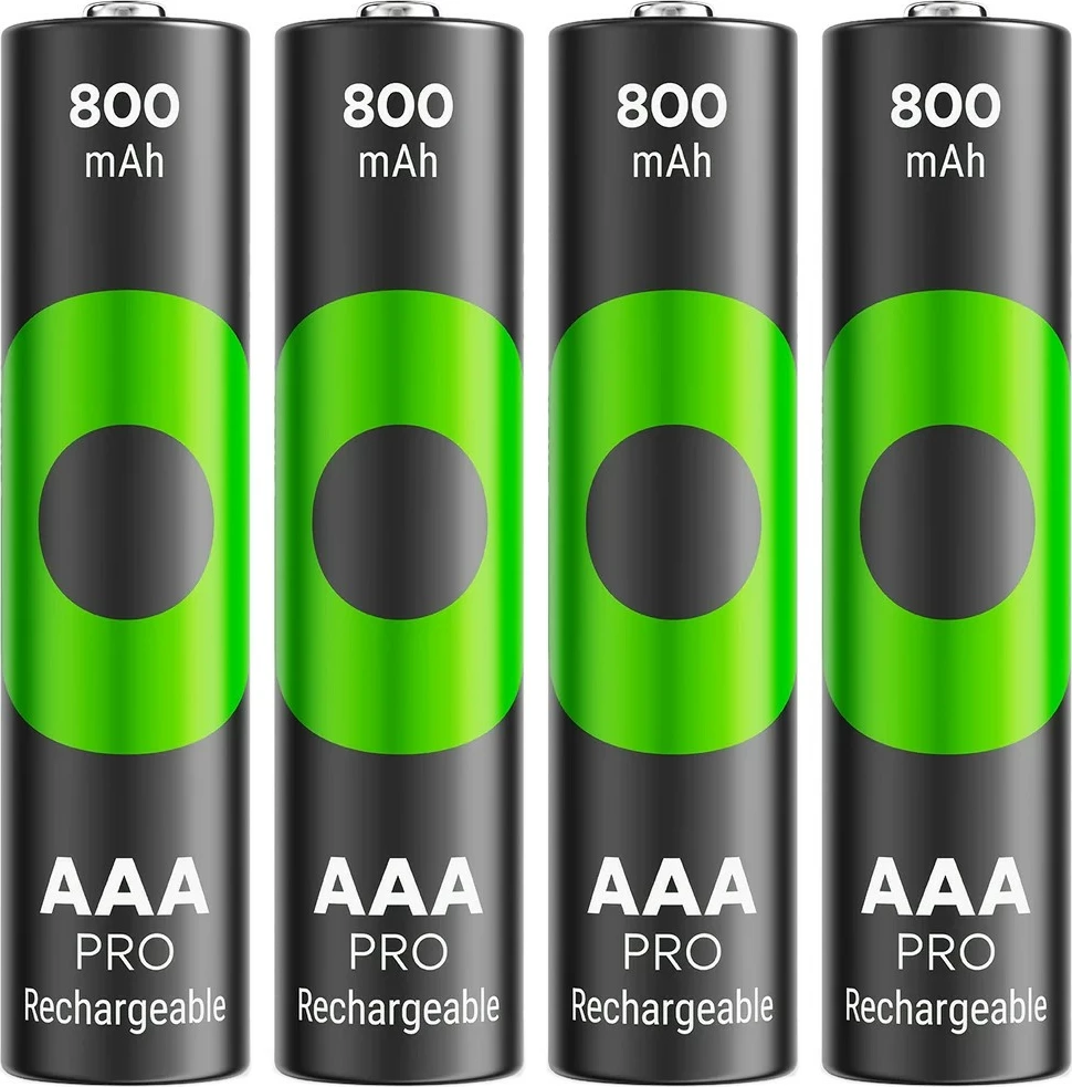 Bateri të rikarikueshme AAA GP ReCyko Pro, 800mAh, set prej 4 copë