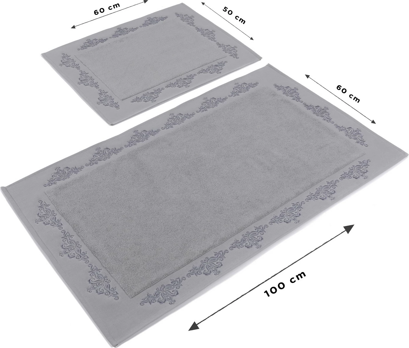Set tapetash për banjo (2 copë), Mijolnir, ngjyrë gri