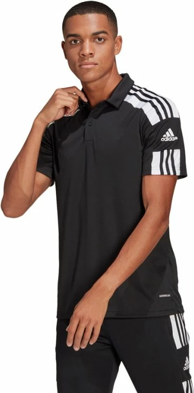 Maicë polo për meshkuj adidas, e zezë