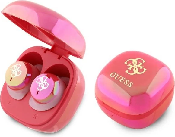 Kufje Guess GUTWSJ144ESF TWS me dokim, Bluetooth 5.3, Fuchsia