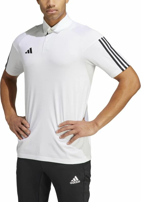 Maicë adidas Tiro 23 Competition Polo për meshkuj, e bardhë [Madhësia: S]
