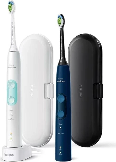 Furçë dhëmbësh elektronike Philips Sonicare ProtectiveClean HX6851/34, e bardhë dhe blu