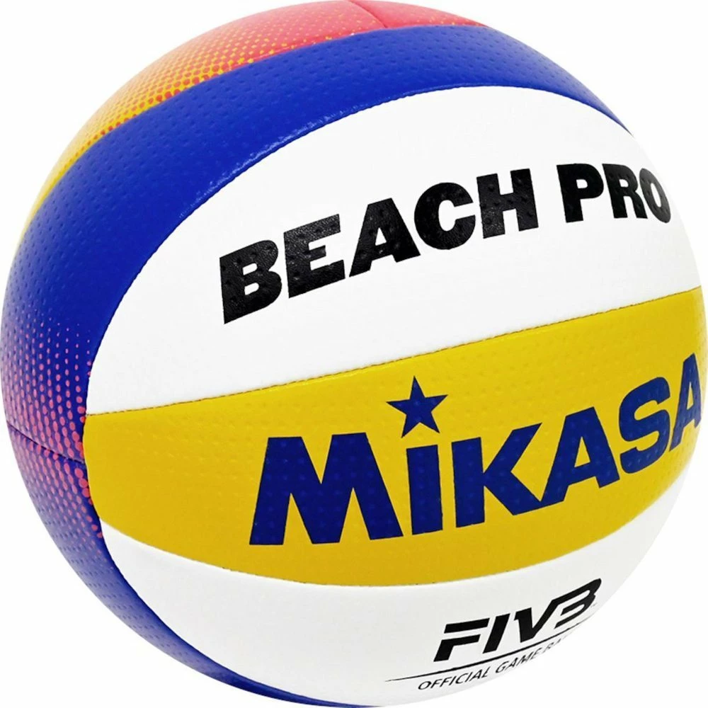Top volejbolli plazhi Mikasa BV550C Beach Pro, madhësi 5, 10 panele, FIVB, shumëngjyrësh