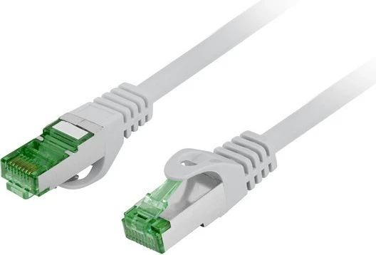 Patchcord LANBERG RJ-45 UTP 10m, kat.7, gri