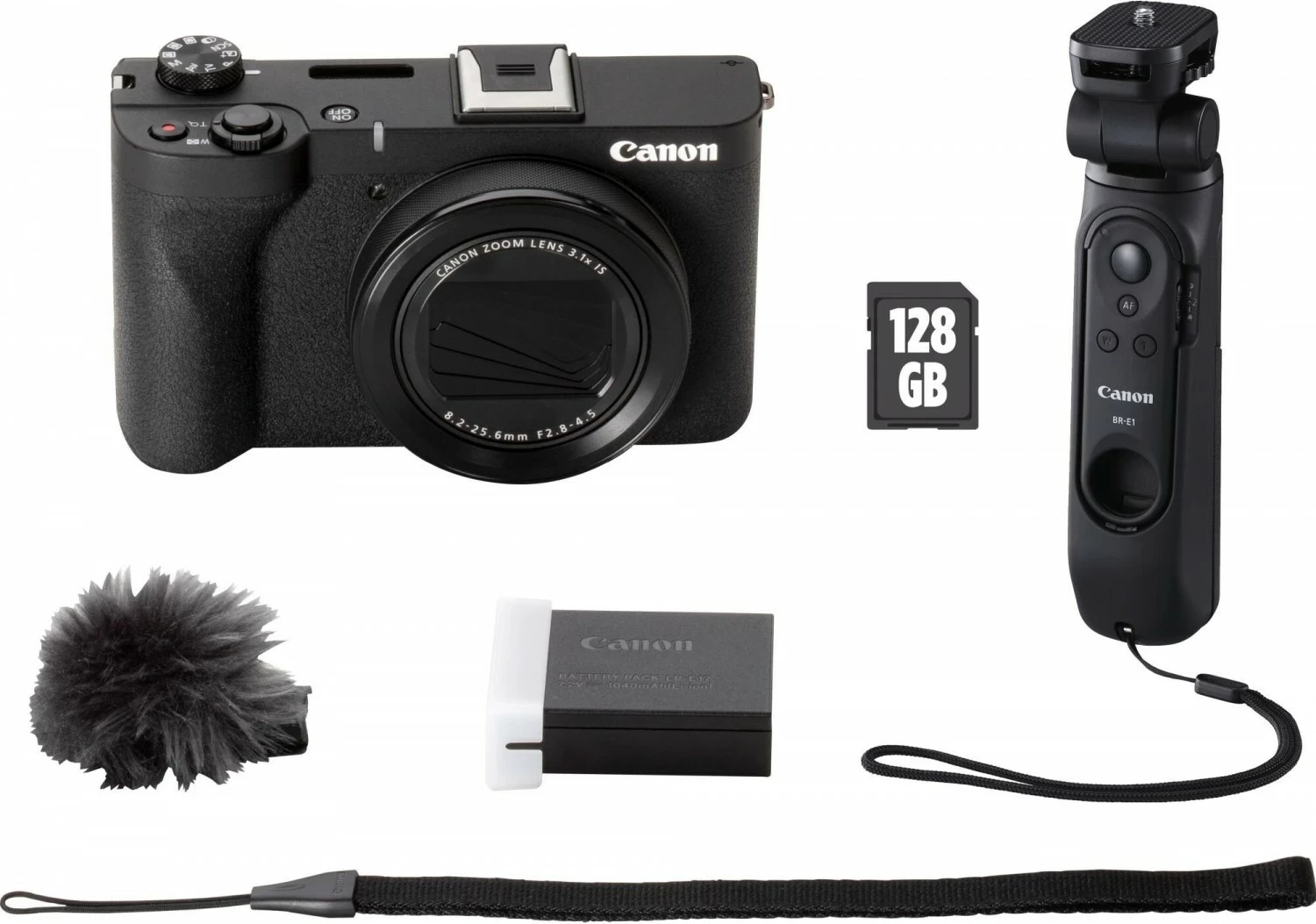 Kamerë kompakte Canon PowerShot V1 VLOGGING KIT, 4K, tripod, e zezë