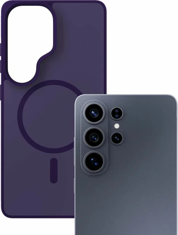 Maskë telefoni 3mk Smoke MagCase Samsung Galaxy S26 Ultra, vjollcë