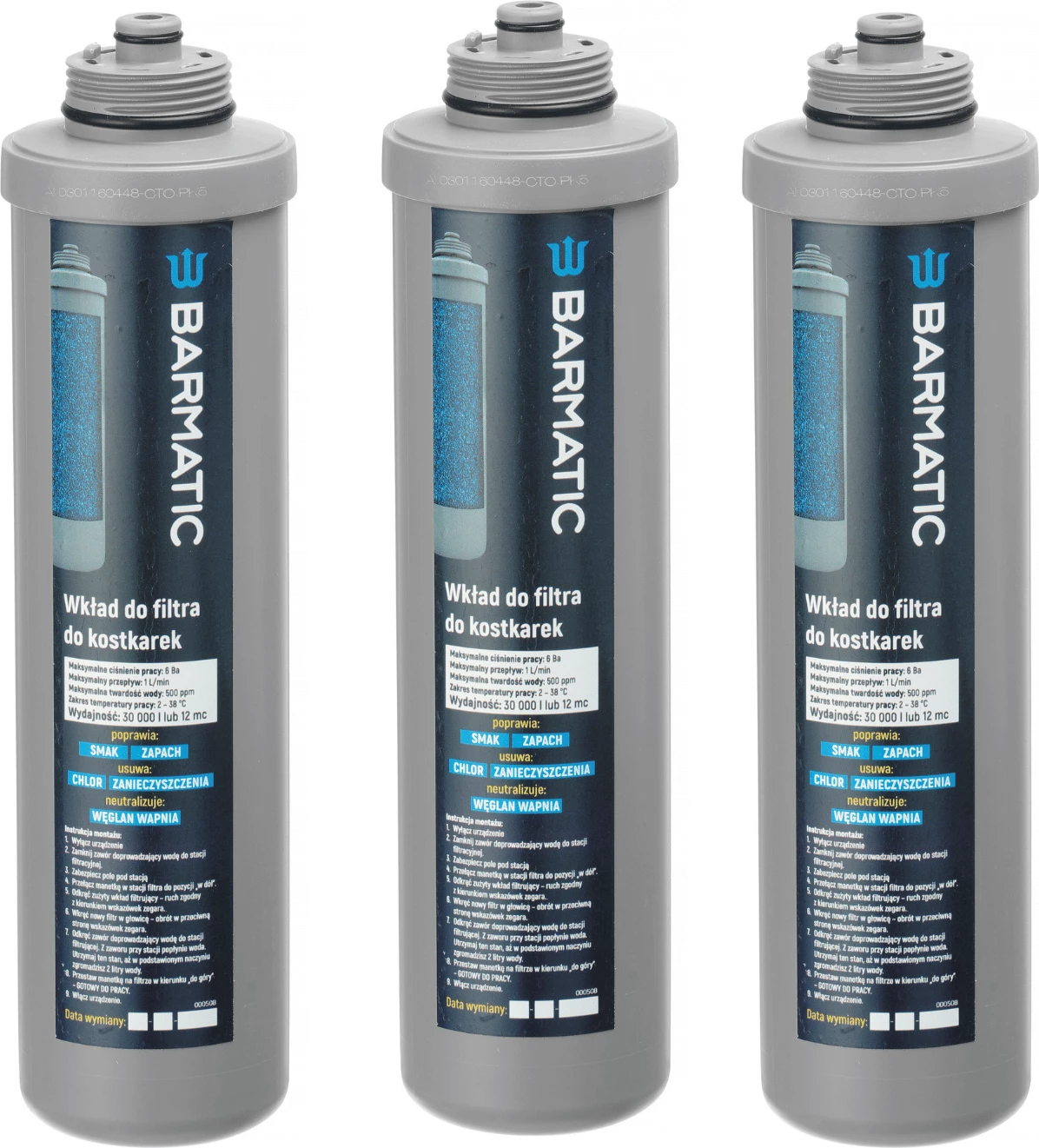 Kartrixh filtri uji, Barmatic, 9.0, kapacitet 90,000 L, për makinë akulli