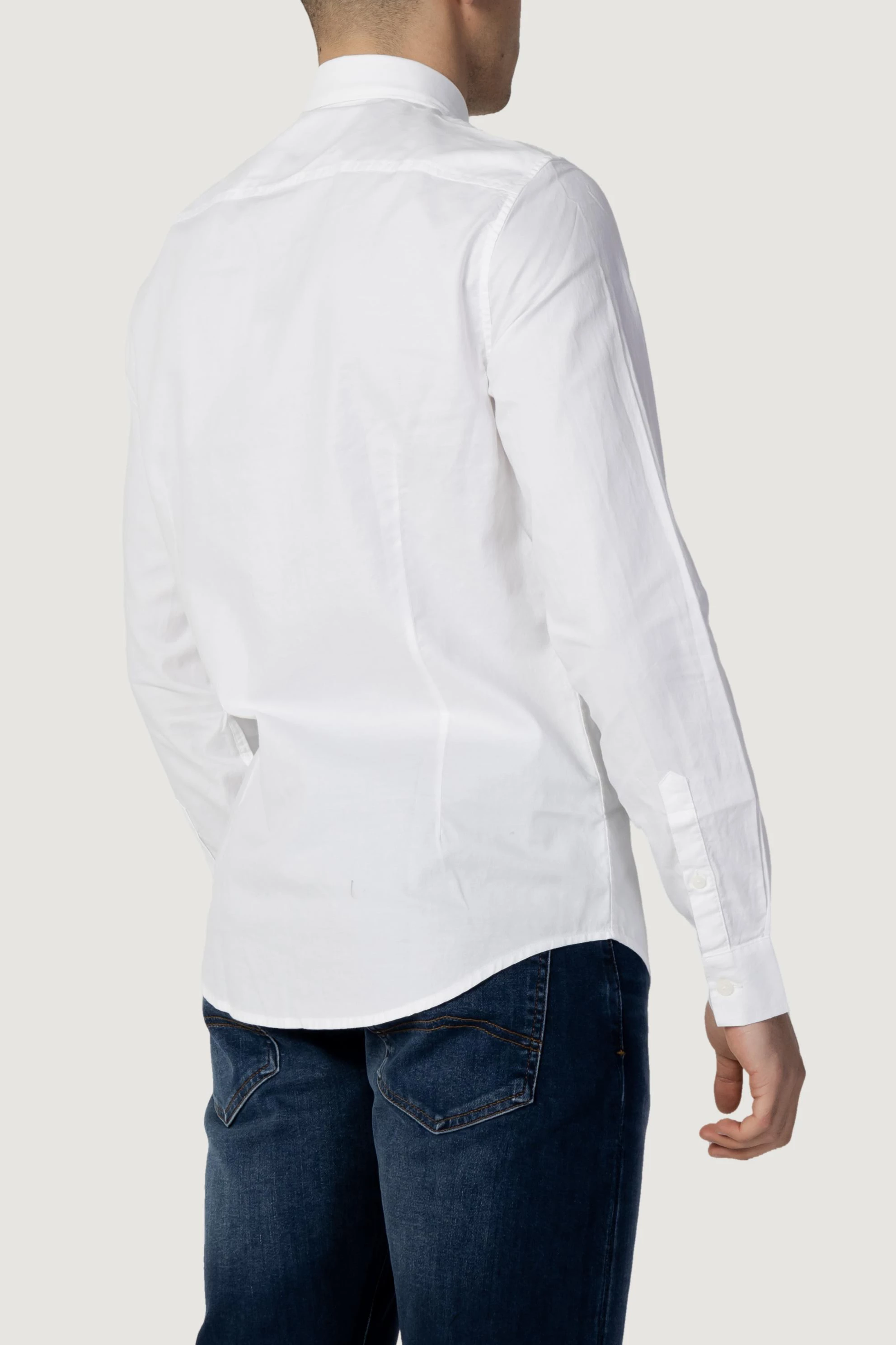 Këmishë për meshkuj Armani Exchange 8NZCGB Z8ANZ, e bardhë [Madhësia: M]