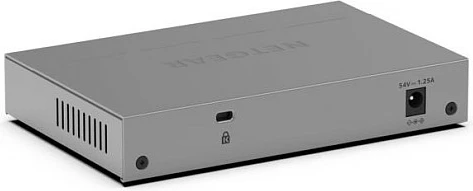 Switch NETGEAR GS108EP, 8-Port Gigabit, Managed L2/L3, metalik