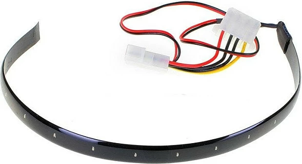 Shirit LED për kasë Lamptron FlexLight Professional, 15 LED, e kuqe