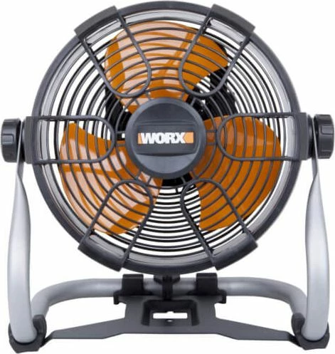 Ventilator qarkullues Worx WX095.9 23 cm, 2 shpejtësi, 0-360° rrotullim, pa bateri, i zi