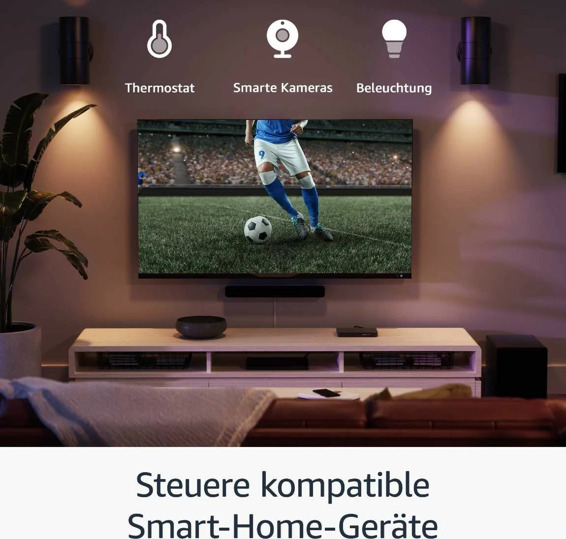 Stick streaming Amazon Fire TV Stick 4K Plus, 4K UHD, me telekomandë zanore, zi, set