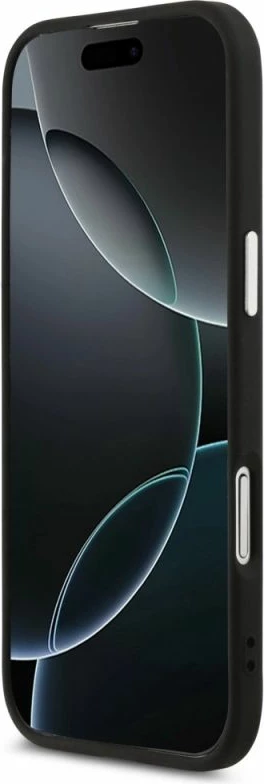 Kapak telefoni Guess Triangle Logo MagSafe për iPhone Air, i zi