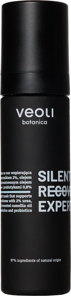 Maskë nate për fytyrë Veoli Botanica Silent Recovery Expert, 50ml