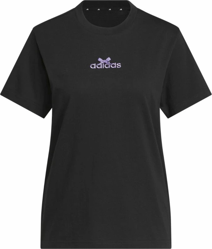 Maicë femra adidas Bow on Linear Logo Graphic KB2400, e zezë [Madhësia: M]