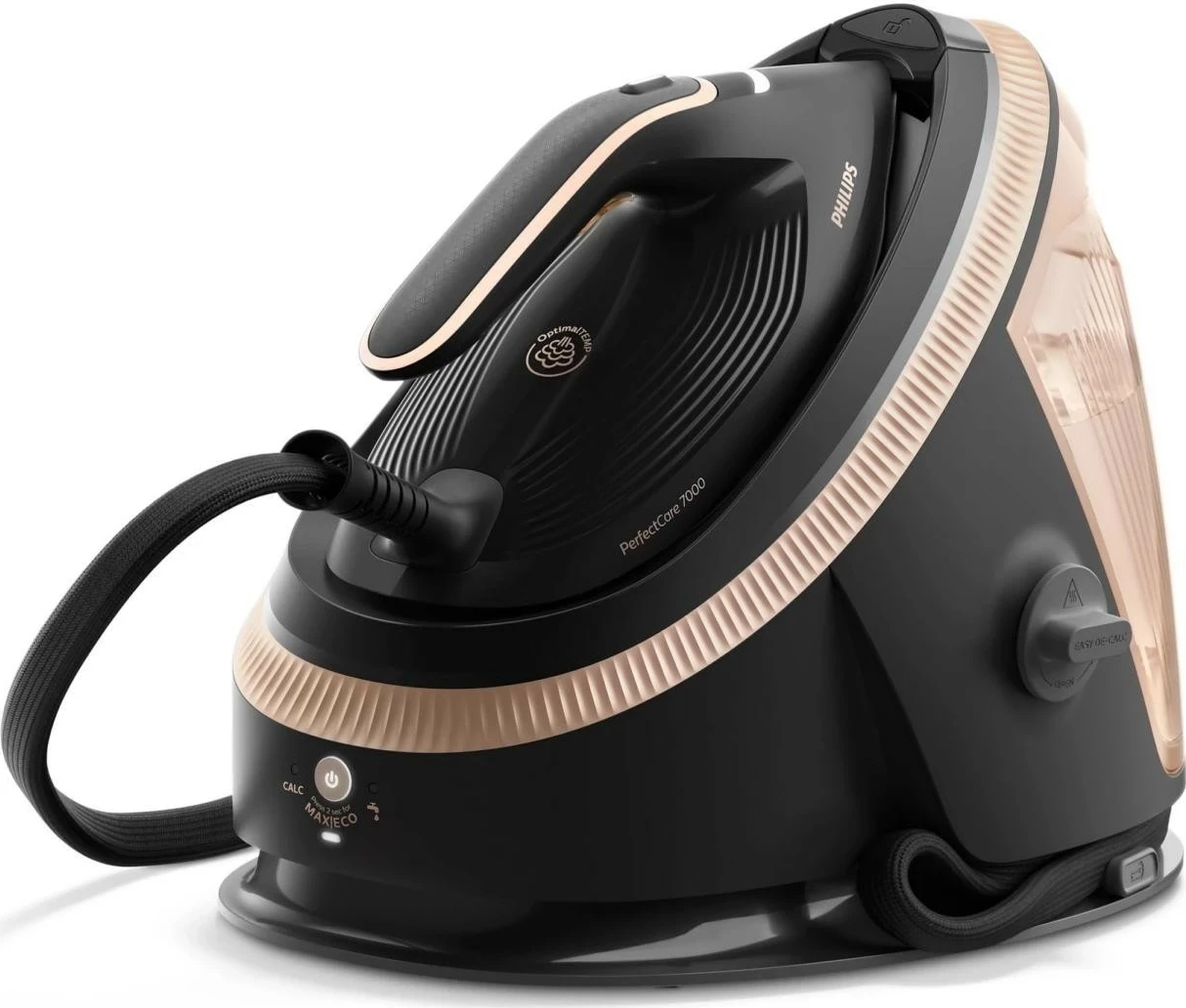 Hekur me avull Philips PerfectCare 7000 PSG7300/80, 3120W, rezervuar i lëvizshëm, ngjyrë zi-ari