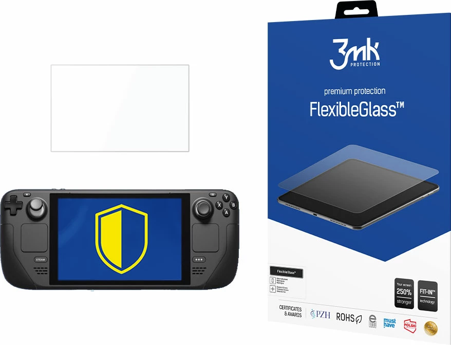 Mbrojtës ekrani FlexibleGlass 3mk për Valve Steam Deck, Transparent