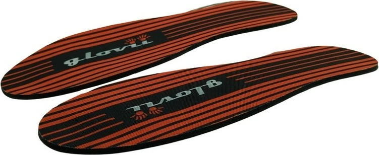 Shtrojë e ngrohshme ultra e hollë për çizme skijimi Glovii GW4U, kontroll me APP, e rregullueshme 36-48, me bateri 1200mAh + karikues, set 2 copë, kuqe/zezë