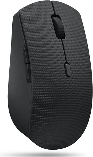 Set tastierë dhe maus Lenovo Professional Wireless Rechargeable Combo, layout gjerman, Bluetooth/RF, USB-C, i zi
