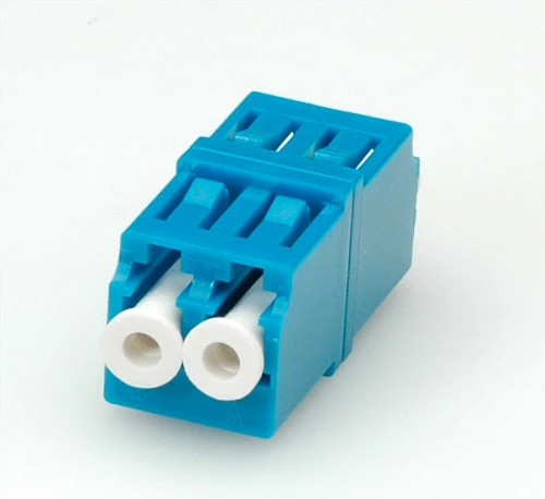 Adapter fibër optike ROLINE LC Duplex Single-Mode, 2x LC-2x LC, blu