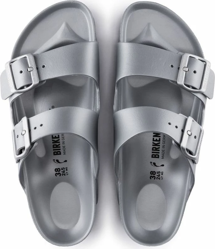 Flip-flops për femra Birkenstock, të hirtë
