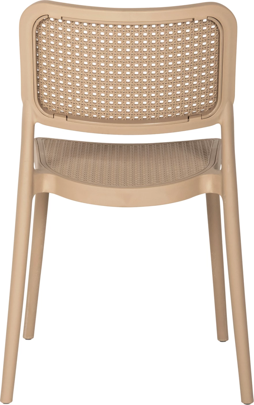 Karrige polipropileni MEKO FH5934.03, ngjyrë kapuçino, 51x52x80H cm