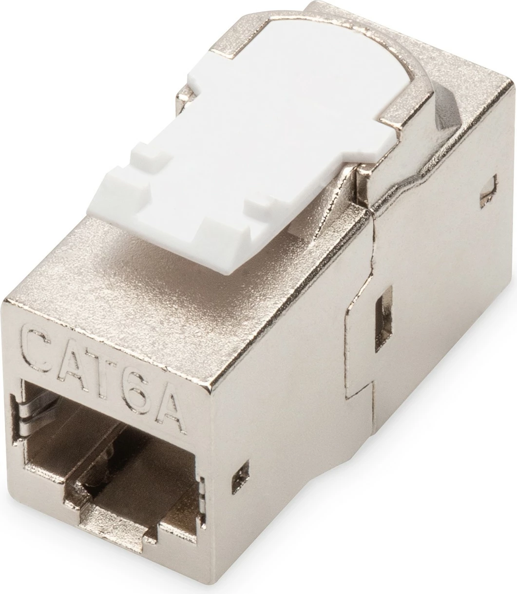 Adapter rrjeti Digitus Keystone RJ45 CAT6A, metalik