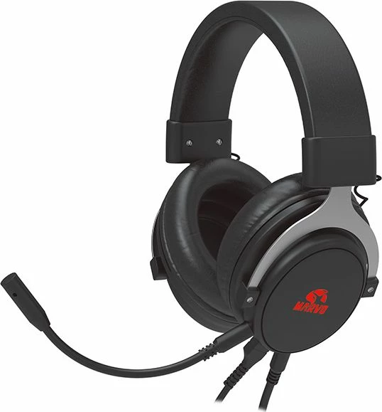 Kufje gaming Marvo HG9052 7.1 me mikrofon të shkëputshëm, me kabllo, USB/3.5 mm, Gri