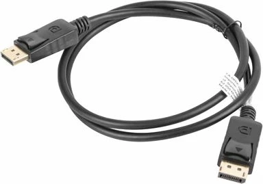 Kabllo DisplayPort Lanberg CA-DPDP-10CC-0010-BK 1m, 4K, Plug-Plug, e zezë