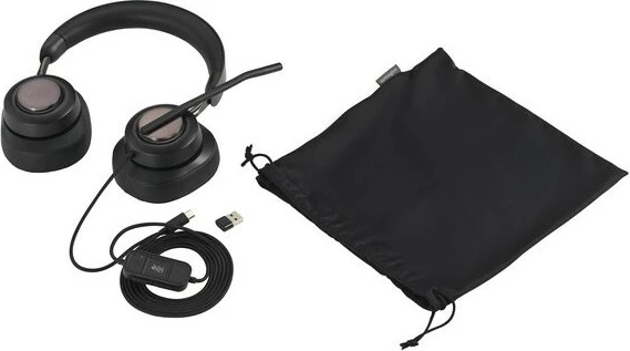 Kufje Kensington H2000 USB-C, me kabllo, për zyrë/qendër thirrjesh, të zeza
