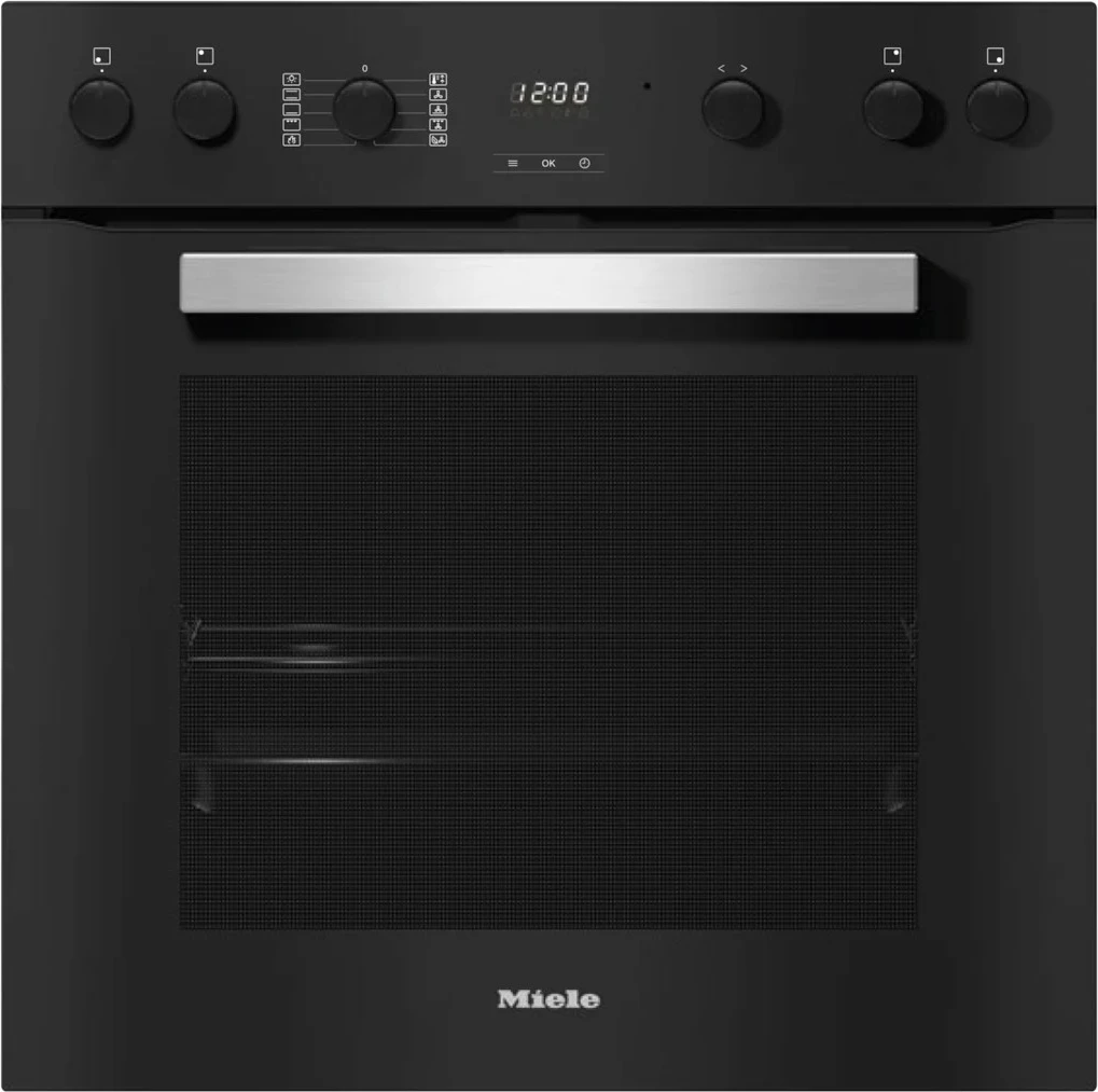 Furrë inkaso Miele H 2457 EP ACTIVE, me shina teleskopike Full Extension, vetëpastrim Pyrolyse, e zezë