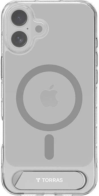 Mbështjellës Torras Pstand Series për iPhone 16 Plus, transparent