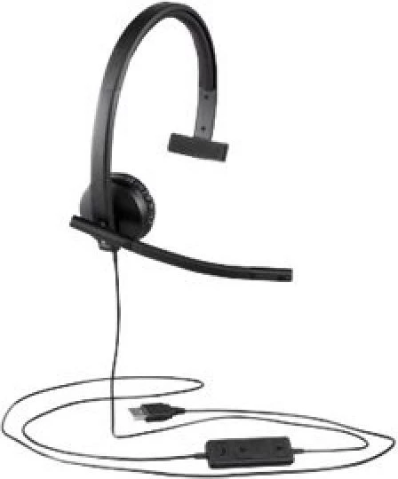 Kufje Logitech H570e UC Mono USB-A, e zezë