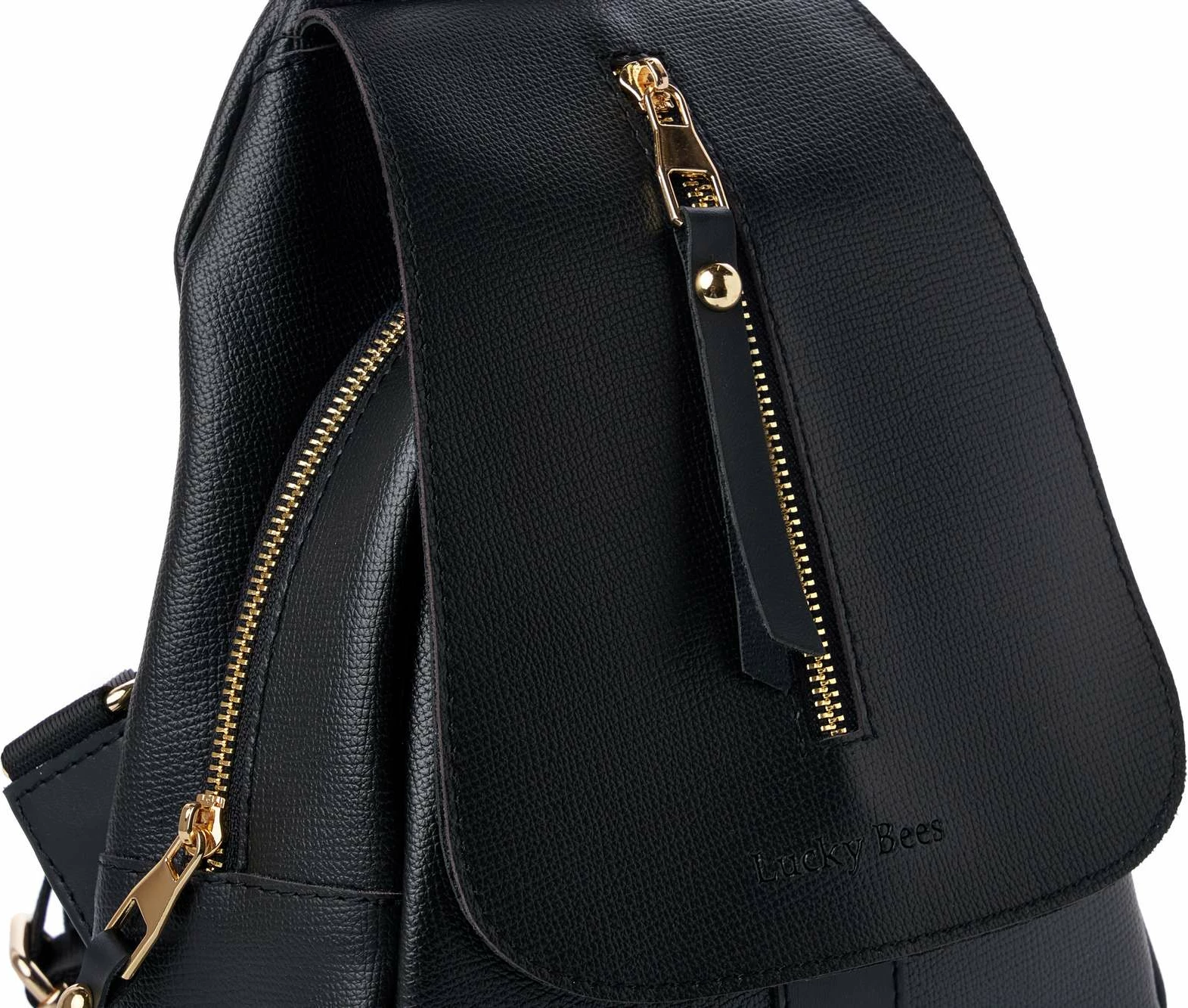 Çantë shpine Lucky Bees, e zezë, 945 v2