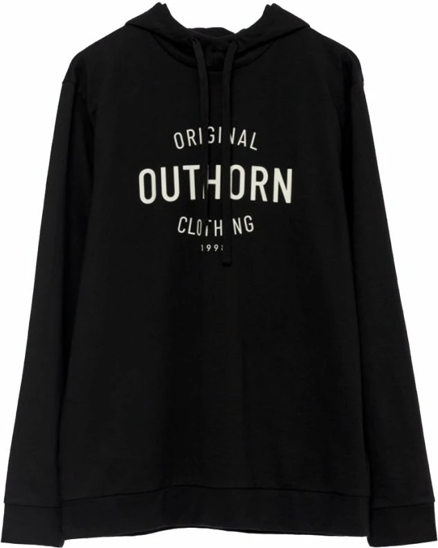 Duks për meshkuj Outhorn, modeli HOL21 BLM602 20S, ngjyrë e zezë