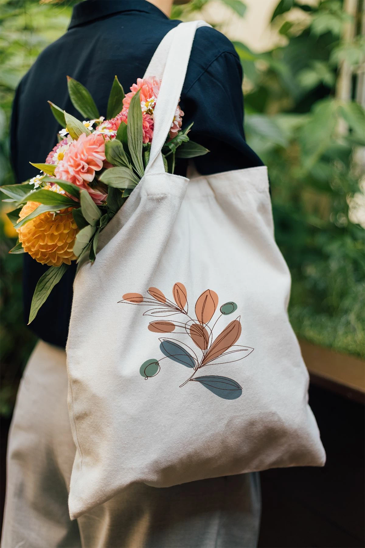 Tote bag Zoozie Bags, model 29, shumëngjyrësh