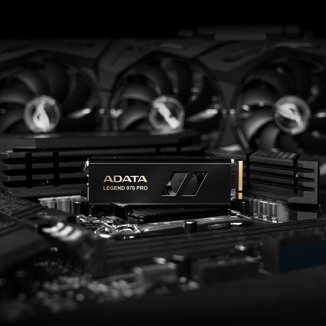 SSD ADATA LEGEND 970 PRO, 4 TB, M.2, me disipator, e zezë