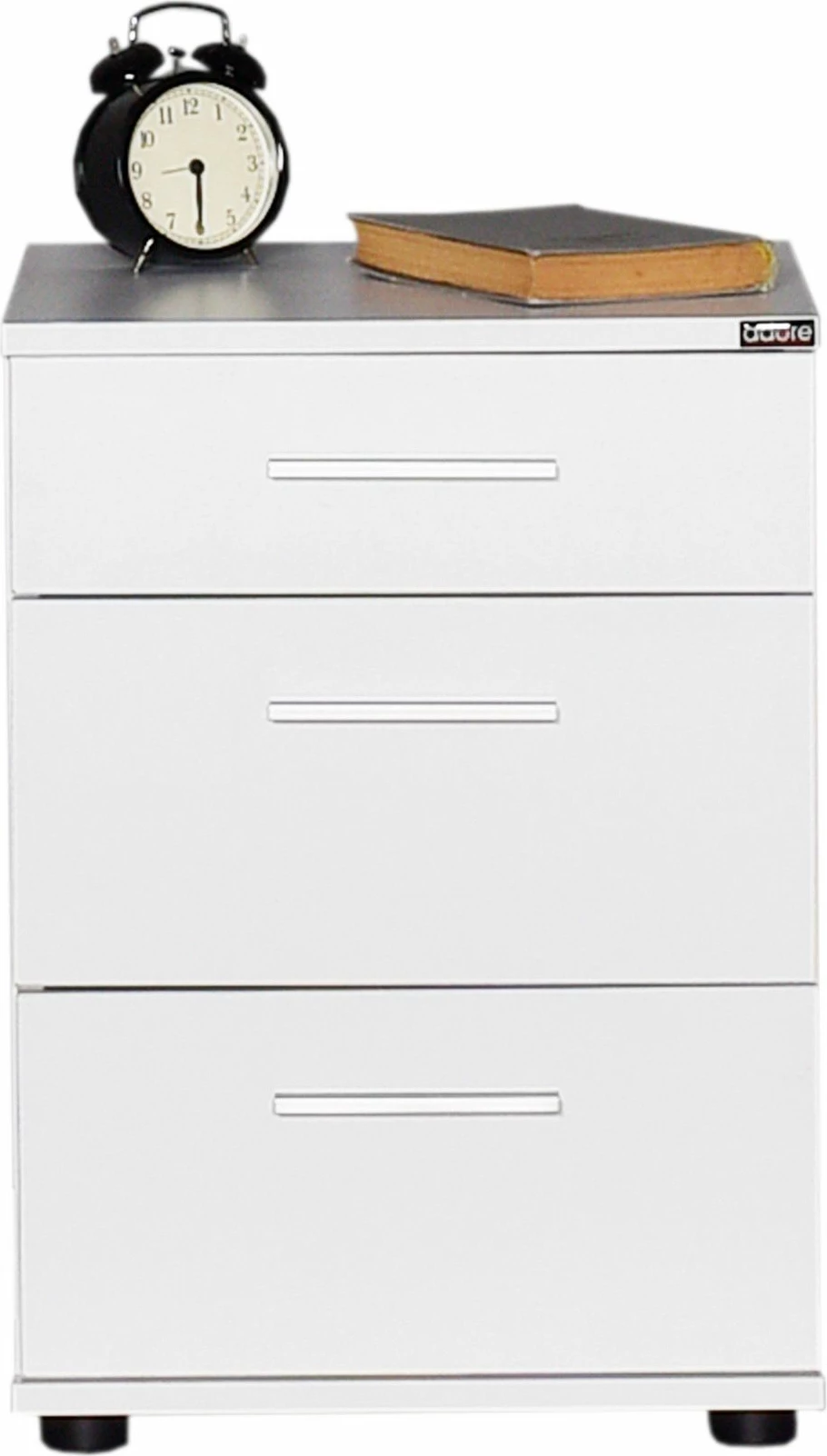 Komodinë Hanah Home, Kmd-530-Bb-1, e bardhë, 3 sirtarë