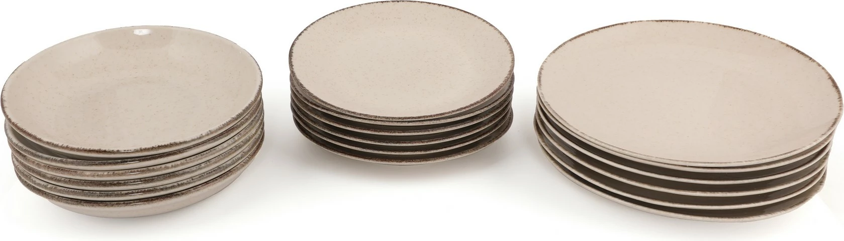 Set enësh për drekë (18 pjesë), Hermia, CXEO18Y2730P02, ngjyrë kanelle
